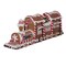 19.5" Lighted Gingerbread Train: Festive Christmas Decoration with Illuminated Details